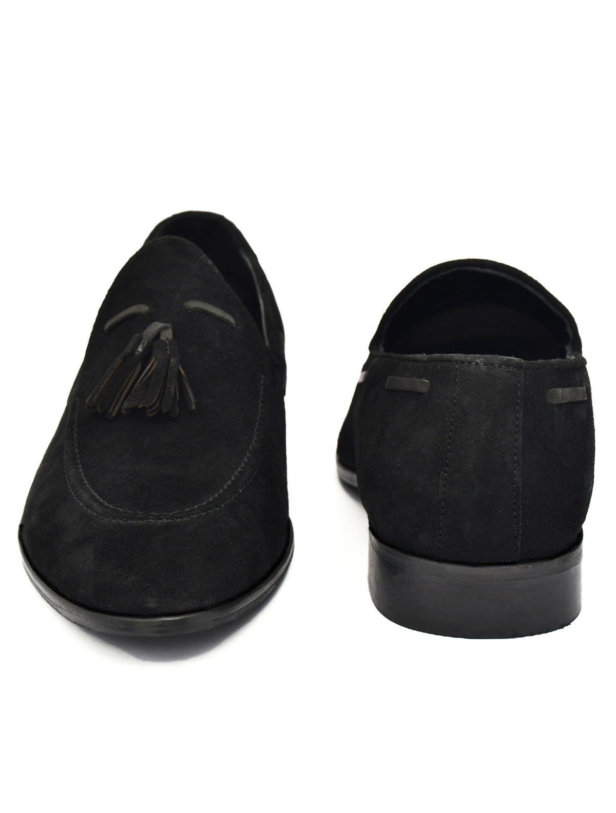 EZRO Men Stylish Black Loafers – Comfortable & Elegant Slip-On Shoes for Casual, Office & Everyday Wear